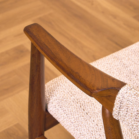 Danish dining armchairs in walnut 'model 213' by Thomas Harlev for Farstrup