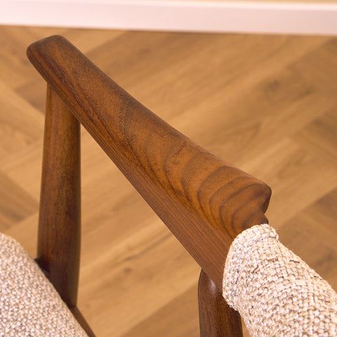 Danish dining armchairs in walnut 'model 213' by Thomas Harlev for Farstrup
