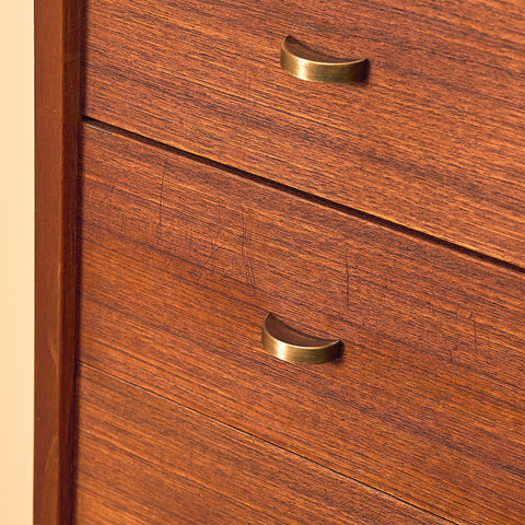 Danish chest of drawers in teak