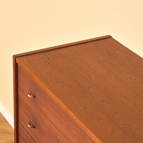 Danish chest of drawers in teak