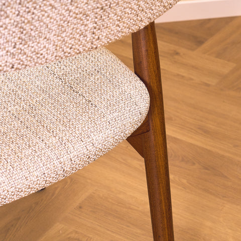 Danish dining armchairs in walnut 'model 213' by Thomas Harlev for Farstrup