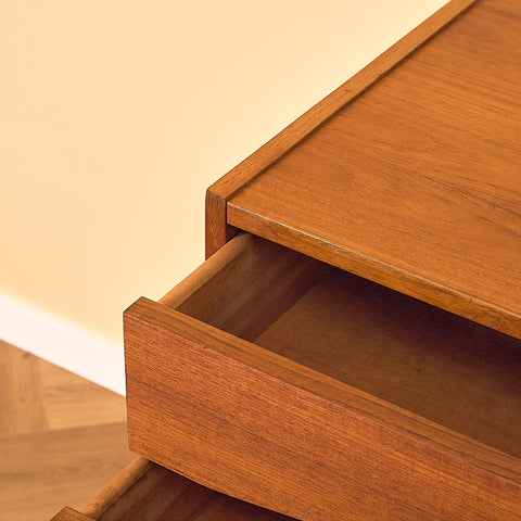 Danish chest of drawers in teak