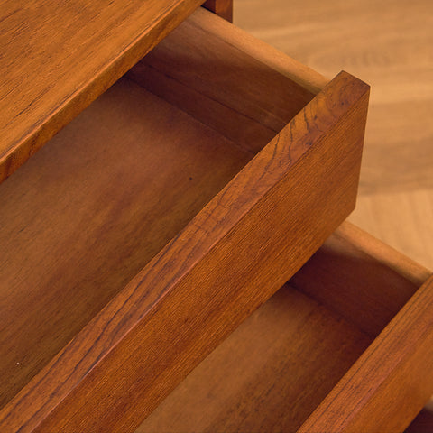 Danish chest of drawers in teak
