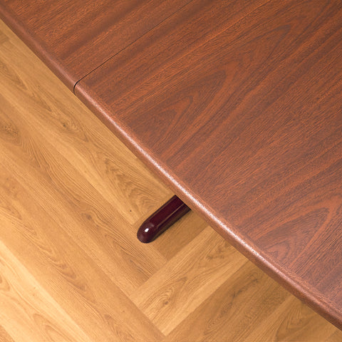 Skovby Mahogany Dining Table with Two Leaves