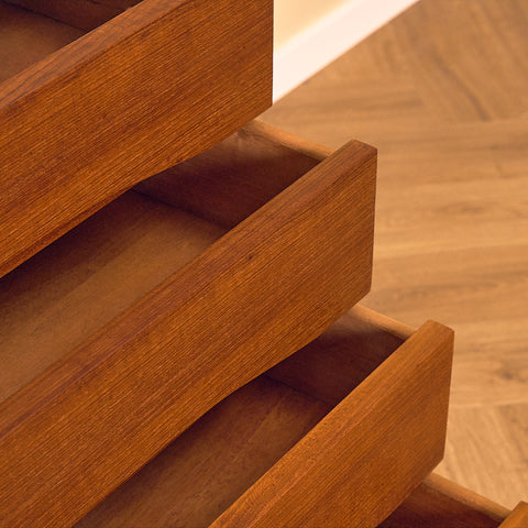Danish chest of drawers in teak
