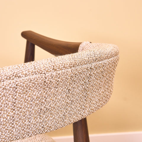 Danish dining armchairs in walnut 'model 213' by Thomas Harlev for Farstrup