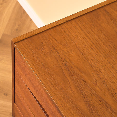 Danish chest of drawers in teak
