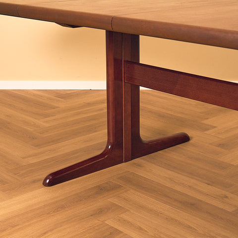 Skovby Mahogany Dining Table with Two Leaves