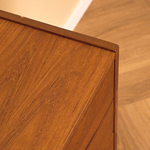 Danish chest of drawers in teak