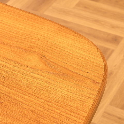 Swedish (Klaffbord) dining table in teak and beech