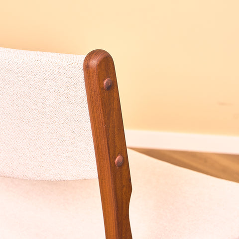 Danish set of 6 dining chairs in solid teak