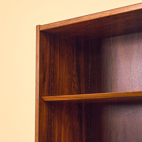 Danish bookshelf in Santos rosewood by Poul Hundevad for Poul Hundevad and Co.
