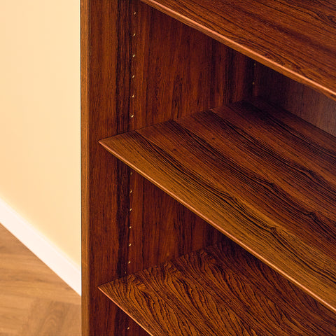 Danish bookshelf in Santos rosewood by Poul Hundevad for Poul Hundevad and Co.