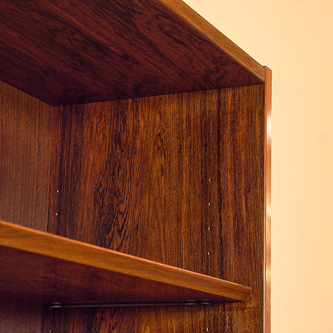 Danish bookshelf in Santos rosewood by Poul Hundevad for Poul Hundevad and Co.