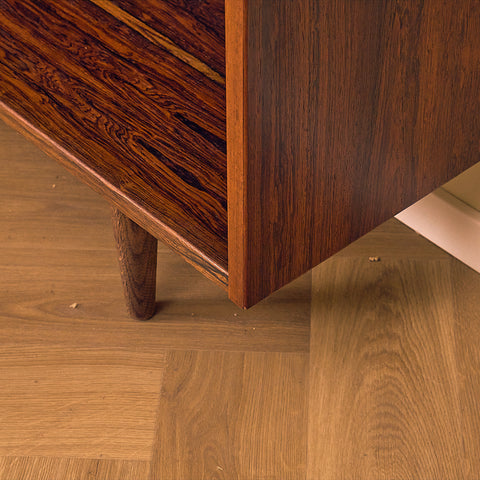 Danish bookshelf in Santos rosewood by Poul Hundevad for Poul Hundevad and Co.
