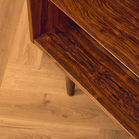 Danish bookshelf in Santos rosewood by Poul Hundevad for Poul Hundevad and Co.