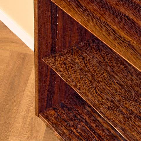 Danish bookshelf in Santos rosewood by Poul Hundevad for Poul Hundevad and Co.