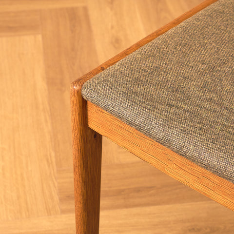 Danish dining chairs in oak by Johannes Andersen for Uldum Mobelfabrik