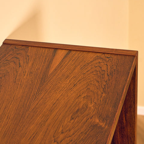 Danish bookshelf in Santos rosewood by Poul Hundevad for Poul Hundevad and Co.