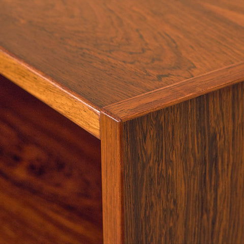 Danish bookshelf in Santos rosewood by Poul Hundevad for Poul Hundevad and Co.