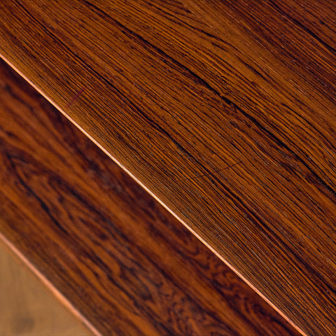 Danish bookshelf in Santos rosewood by Poul Hundevad for Poul Hundevad and Co.