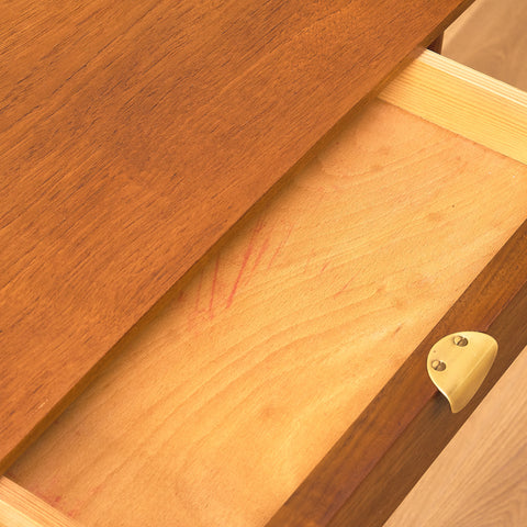 Danish bedside table in teak