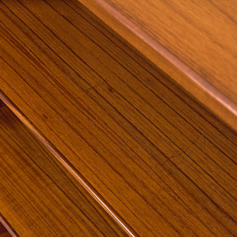 Swedish bookshelf in teak