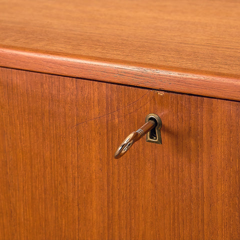 Danish cabinet in teak by P. Westergaards møbelfabrik
