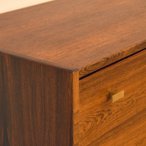 Swedish chest of drawers in Santos rosewood, model 'Excelent' by IKEA