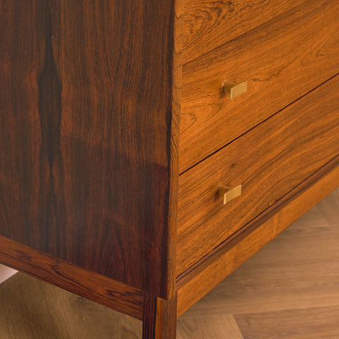 Swedish chest of drawers in Santos rosewood, model 'Excelent' by IKEA