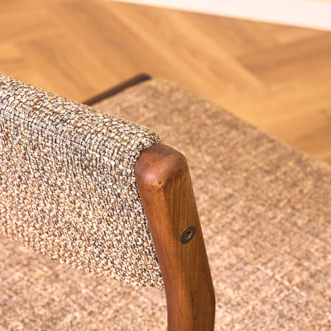Danish dining chairs in solid Santos rosewood by N&K Bungaard Rasmussen for Thorsø Møbelfabrik