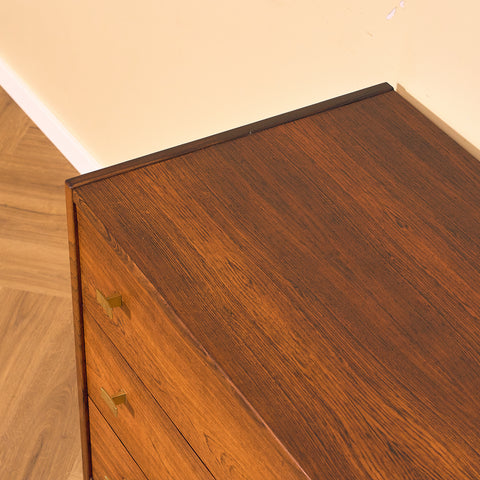 Swedish chest of drawers in Santos rosewood, model 'Excelent' by IKEA
