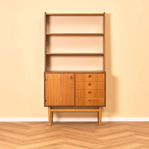 Hovmantorps Teak Bookshelf with Drawers