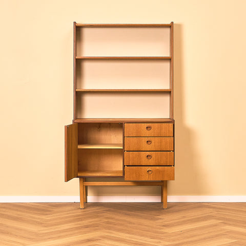 Hovmantorps Teak Bookshelf with Drawers