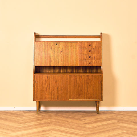 Swedish bookshelf in teak