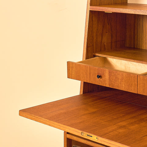 Swedish bookshelf in teak