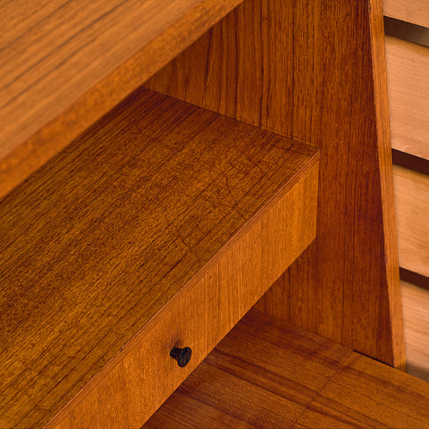 Swedish bookshelf in teak