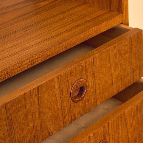 Swedish bookshelf in teak