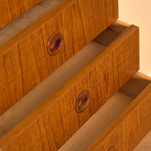 Swedish bookshelf in teak