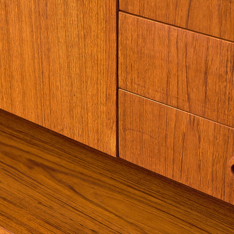 Swedish bookshelf in teak
