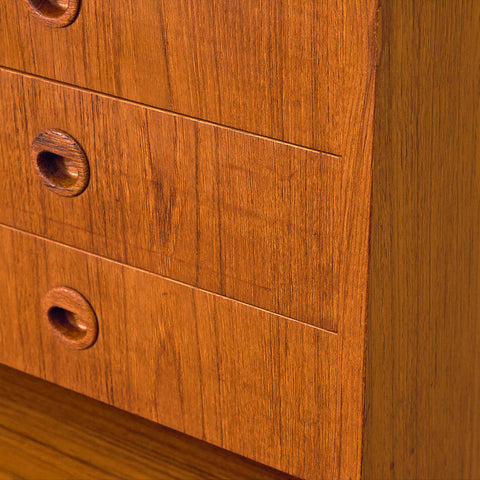 Swedish bookshelf in teak
