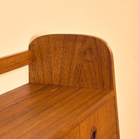 Swedish bookshelf in teak