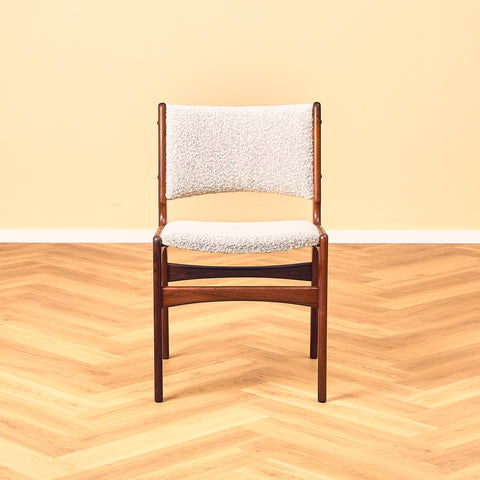Danish dining chairs in Santos rosewood by Erik Buch for Anderstrup Møbelfabrik, model 89