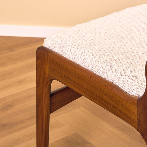 Danish dining chairs in walnut by Erik Buch for Anderstrup Møbelfabrik, model 89