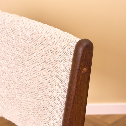 Danish dining chairs in walnut by Erik Buch for Anderstrup Møbelfabrik, model 89