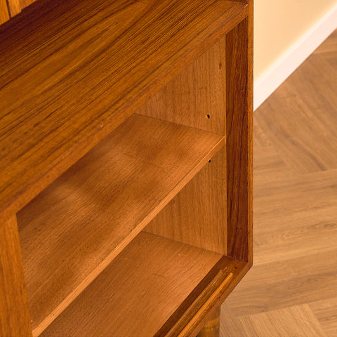 Swedish bookshelf in teak