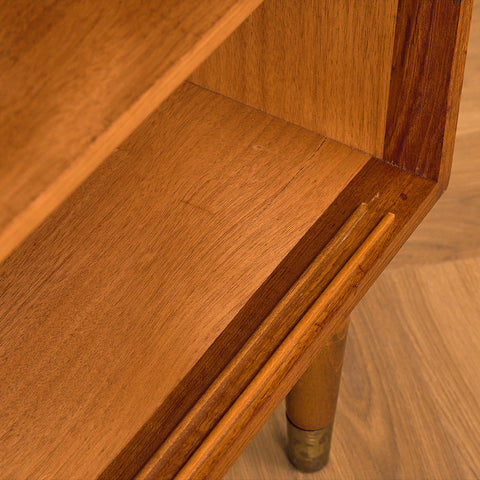 Swedish bookshelf in teak