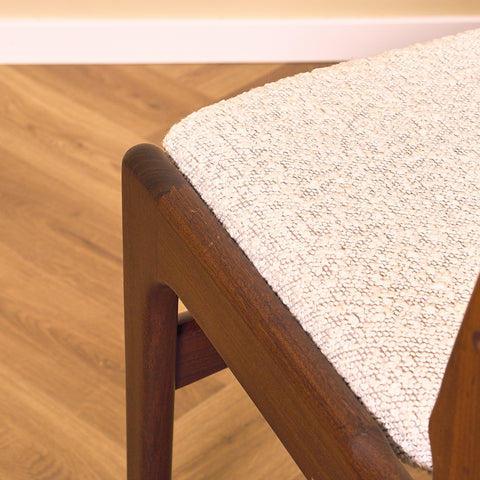 Danish dining chairs in walnut by Erik Buch for Anderstrup Møbelfabrik, model 89