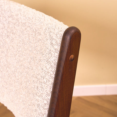 Danish dining chairs in walnut by Erik Buch for Anderstrup Møbelfabrik, model 89