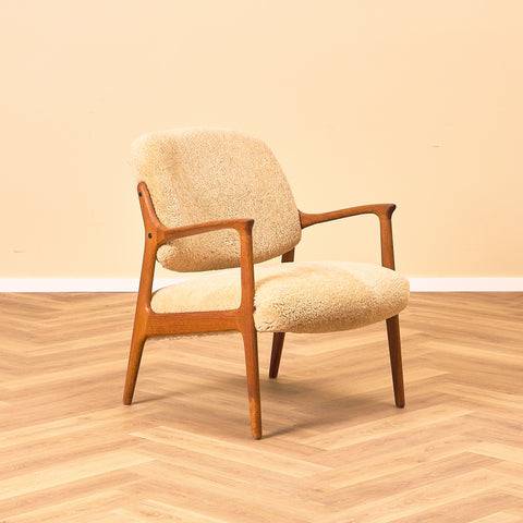 Swedish armchair in teak, model 'Domus' by Inge Andersson for Bröderna Andersson